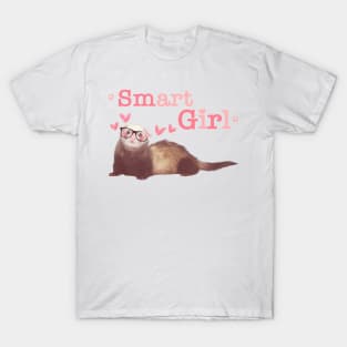 Sm-art girl - Ferret T-Shirt